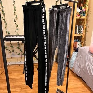 Victoria’s Secret/PINK Black and Gray Athletic Pants